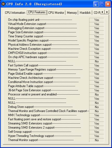 CPU Info